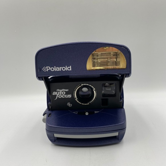 Polaroid OneStep Autofocus SE Instant Film Camera - Blue Vintage Photography - Picture 1 of 15